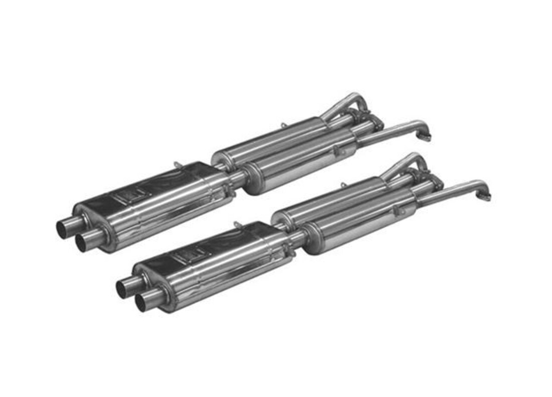 NEW TUBI FRONT LEFT SILENCER 365 GTB4 DAY.EU FLAN. PART NUMBER 01156832052 (1) new tubi front left silencer 365 gtb4 day.eu flan. part number 01156832052 (1)