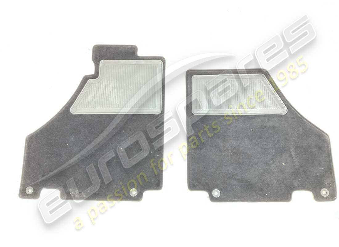 NEW FERRARI LHD OVERMAT SET IN BLACK / NERO. PART NUMBER 63348890 (2) new ferrari lhd overmat set in black / nero. part number 63348890 (2)