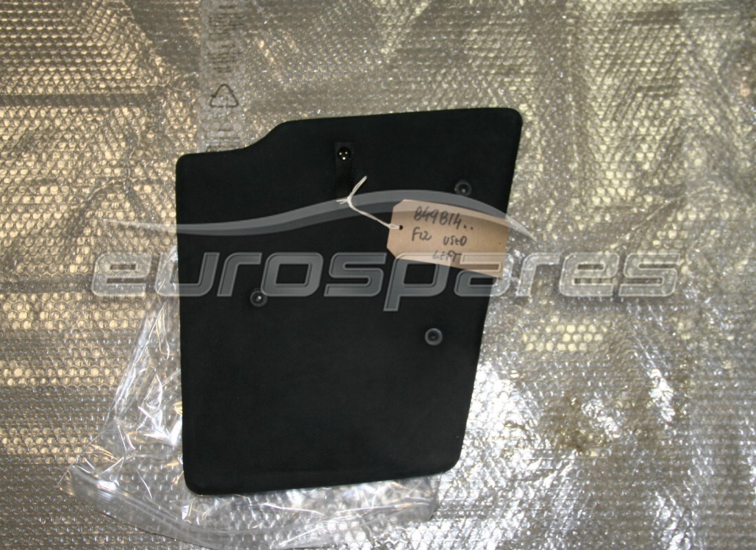 USED FERRARI LH FRONT CENTRE COMPARTMENT CLOSURE PANEL. PART NUMBER 849814.. (1) used ferrari lh front centre compartment closure panel. part number 849814.. (1)