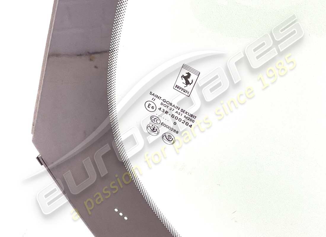 NEW FERRARI WINDSCREEN. PART NUMBER 86502200 (2) new ferrari windscreen. part number 86502200 (2)