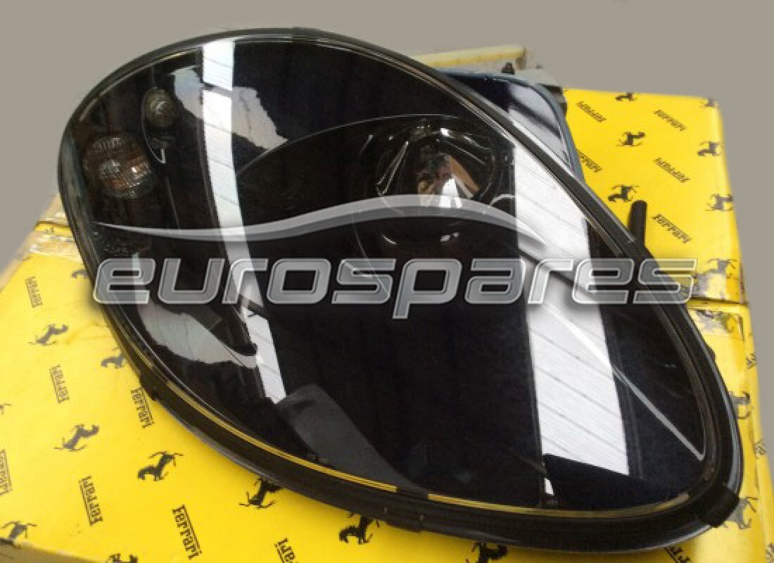 NEW FERRARI RH HEADLIGHT POZZI BLUE. PART NUMBER 72000391 (1) new ferrari rh headlight pozzi blue. part number 72000391 (1)