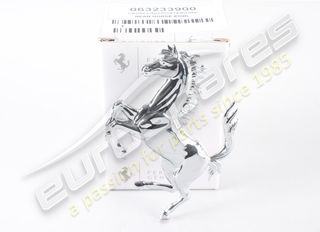 new ferrari rear horse emblem. part number 63233900 (1)