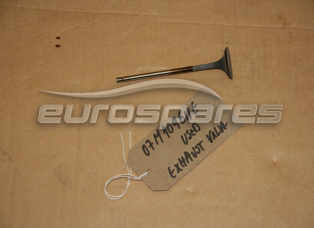 USED LAMBORGHINI EXHAUST VALVE. PART NUMBER 07M109611E (1) used lamborghini exhaust valve. part number 07m109611e (1)
