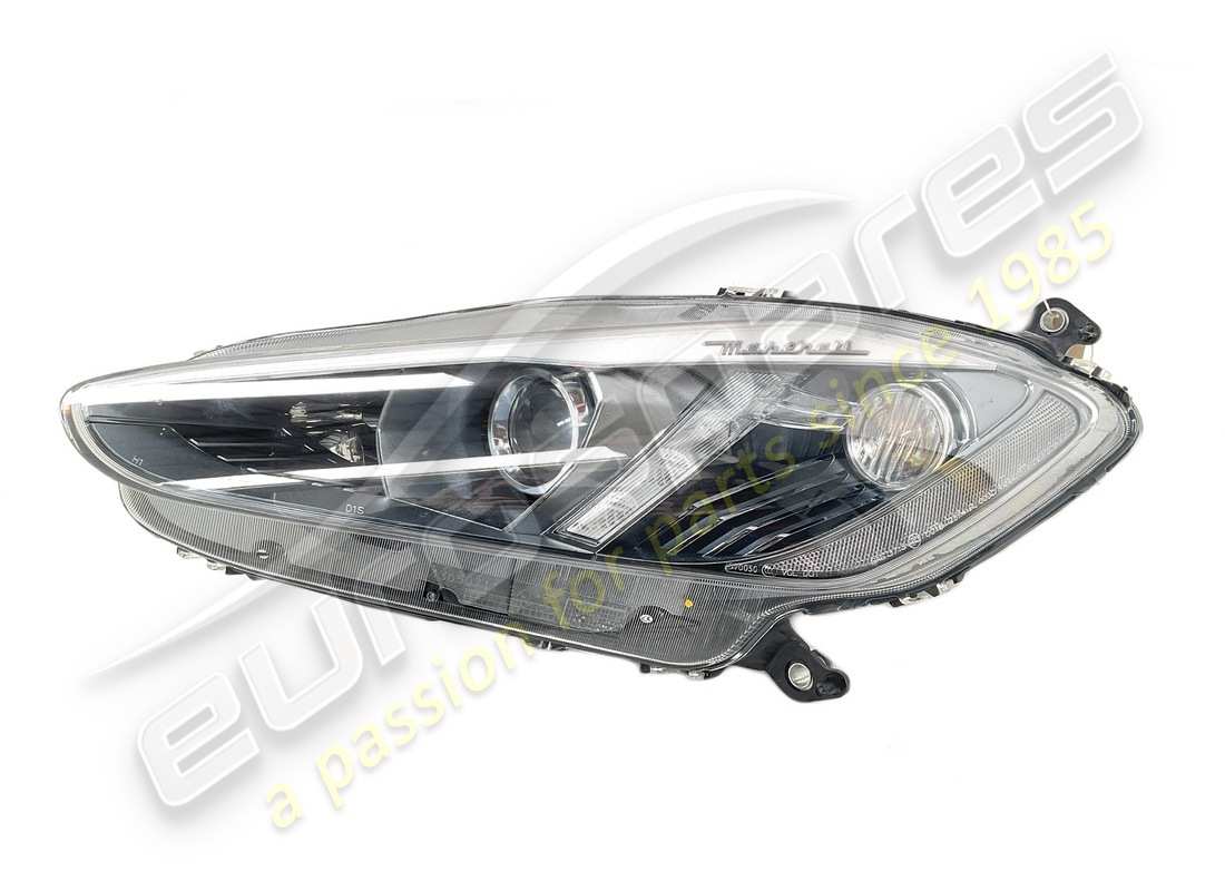 NEW MASERATI LH FRONT HEADLIGHT. PART NUMBER 350566 (1) new maserati lh front headlight. part number 350566 (1)