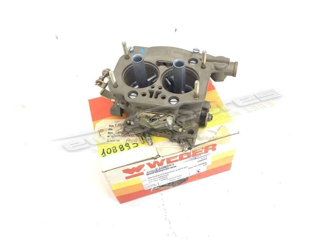 NEW FERRARI RH FRONT CARBURETOR 1 DIST OE. PART NUMBER 108893 (1) new ferrari rh front carburetor 1 dist oe. part number 108893 (1)