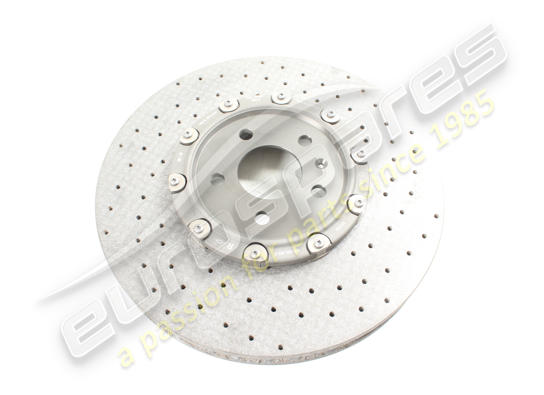 NEW LAMBORGHINI CARBON CERAMIC FRONT BRAKE DISC (CCP). PART NUMBER 420615302G (1) new lamborghini carbon ceramic front brake disc (ccp). part number 420615302g (1)