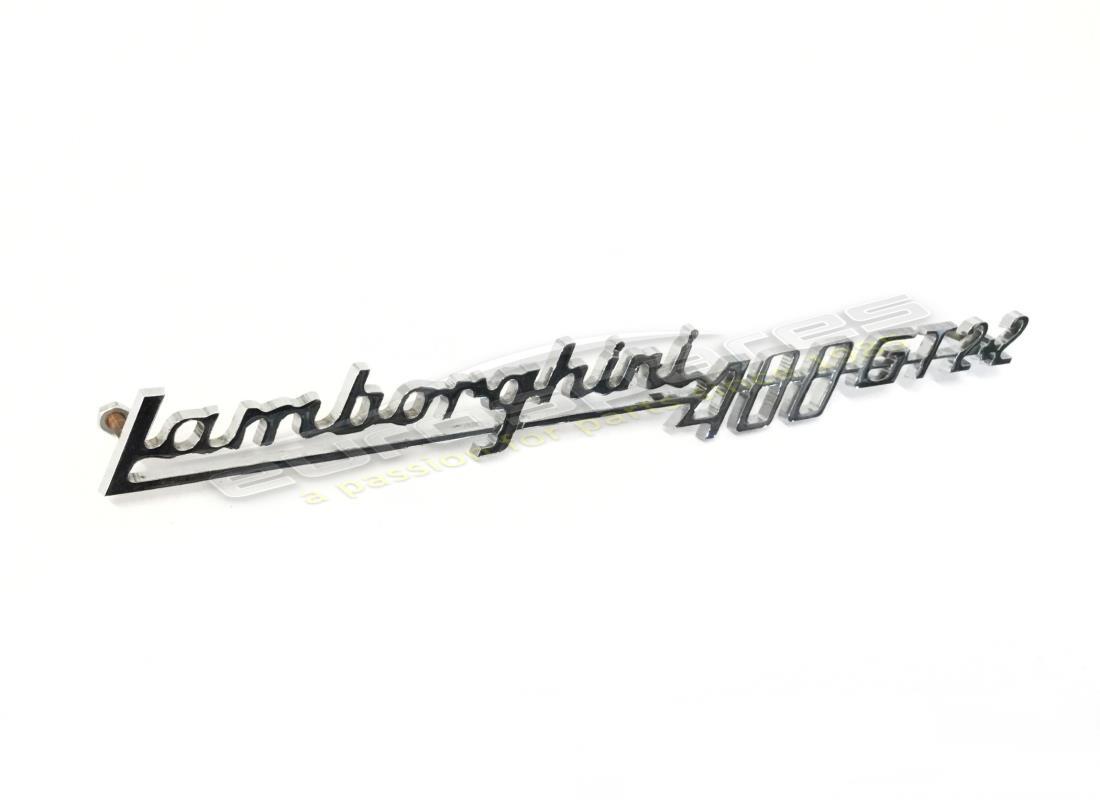 NEW LAMBORGHINI LAMBORGHINI 400 GT CHROME SCRIPT. PART NUMBER 006900432 (1) new lamborghini lamborghini 400 gt chrome script. part number 006900432 (1)