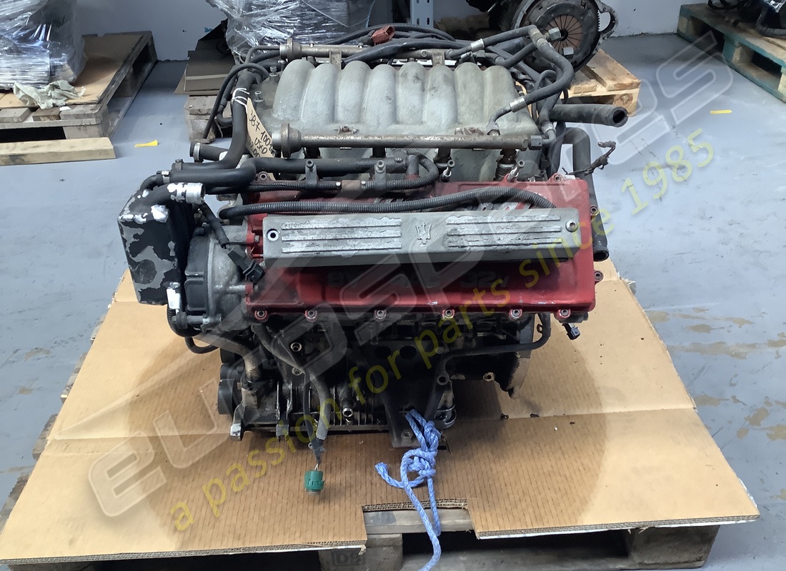 USED MASERATI GT ENGINE. PART NUMBER 387100148 (3) used maserati gt engine. part number 387100148 (3)