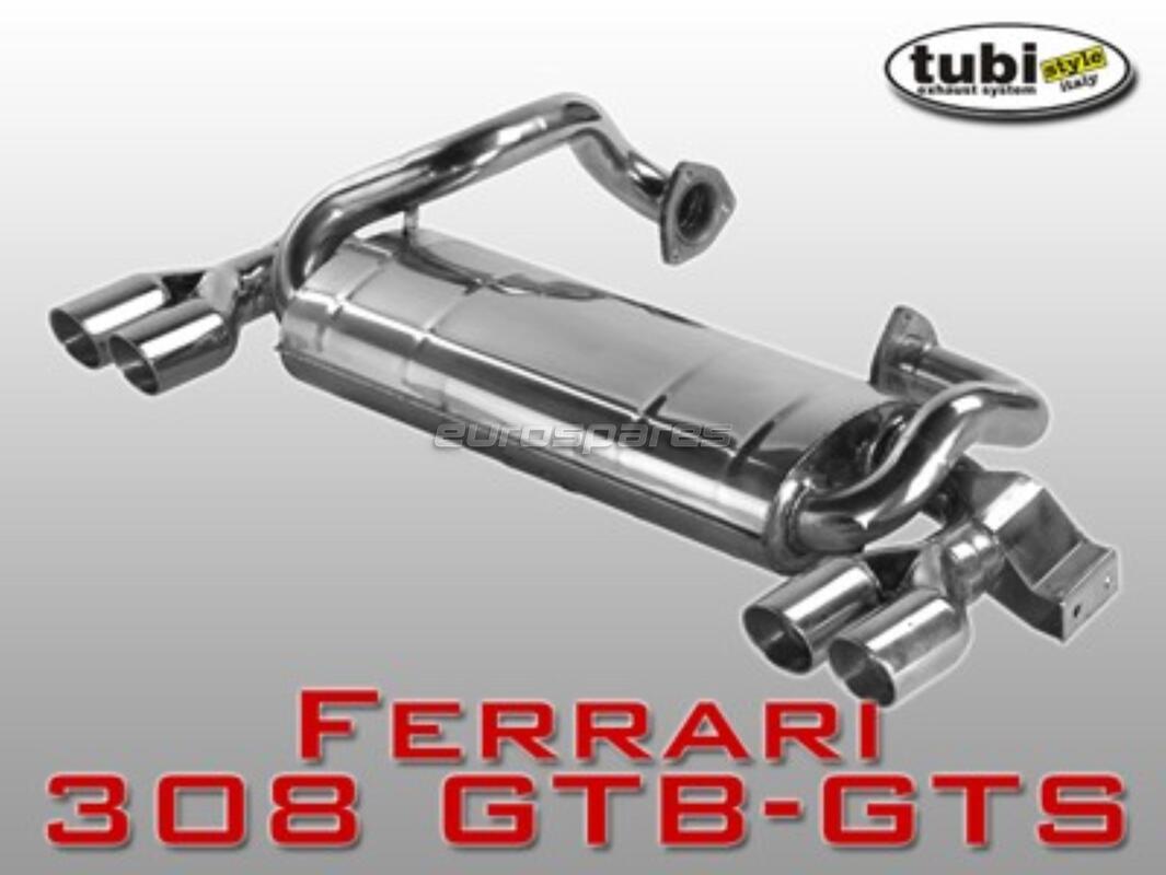 new tubi 308 qv-gtbi exhaust double cat version. part number 01078011000 (1)