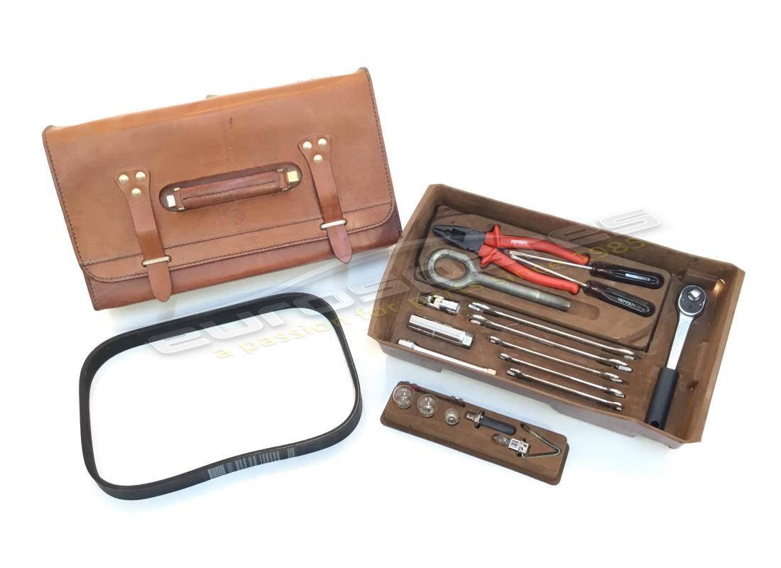 USED FERRARI TOOL KIT COMPLETE. PART NUMBER 141010 (1) used ferrari tool kit complete. part number 141010 (1)