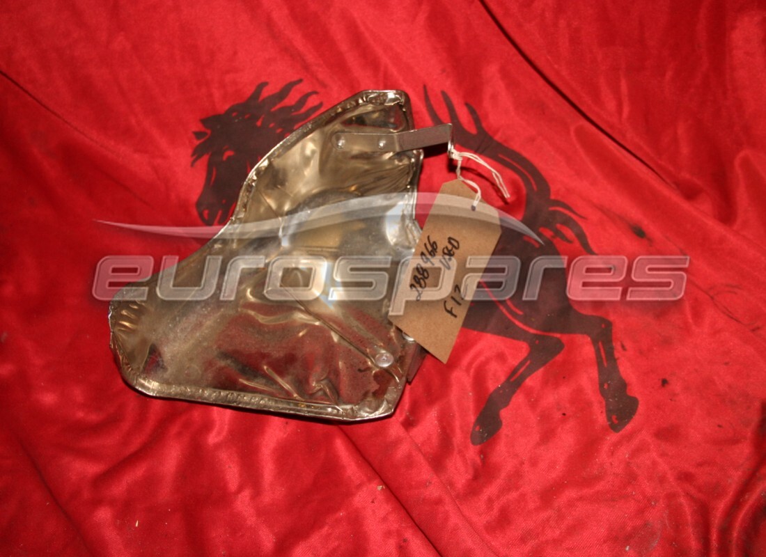 USED FERRARI POWER STEERING PUMP SHIELD. PART NUMBER 288966 (1) used ferrari power steering pump shield. part number 288966 (1)