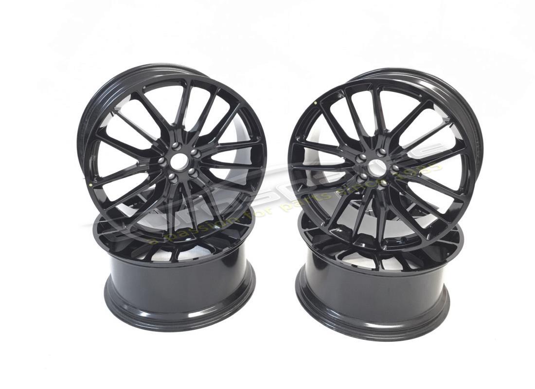 NEW MASERATI 21' TITANO WHEELS SET GLOSS BLACK. PART NUMBER 980156251C (1) new maserati 21' titano wheels set gloss black. part number 980156251c (1)