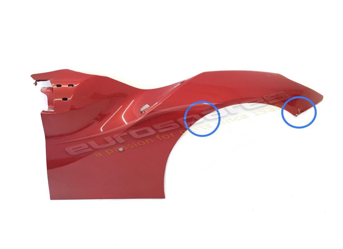 USED FERRARI COMPLETE RH FRONT FENDER. PART NUMBER 84186611 (1) used ferrari complete rh front fender. part number 84186611 (1)
