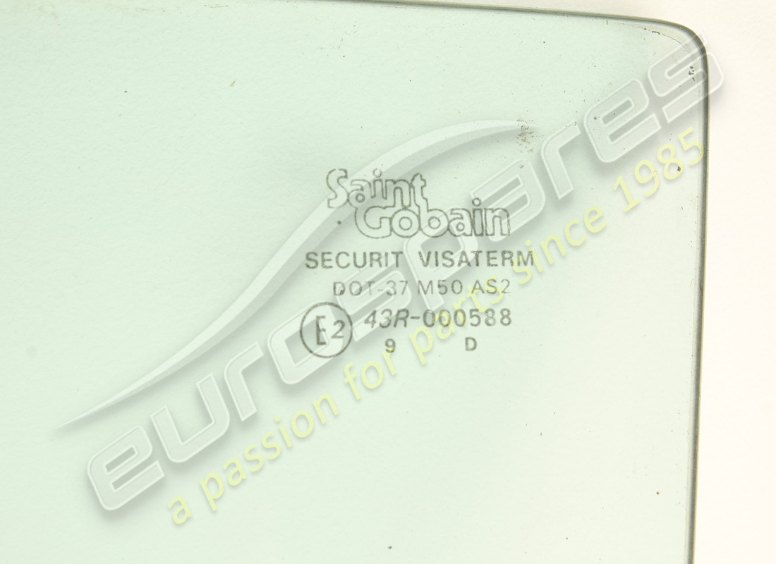 NEW FERRARI LH DOOR GLASS GTS. PART NUMBER 60162508 (2) new ferrari lh door glass gts. part number 60162508 (2)