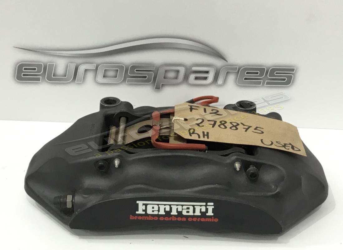 used ferrari rear rh caliper with pads. part number 278875 (1)
