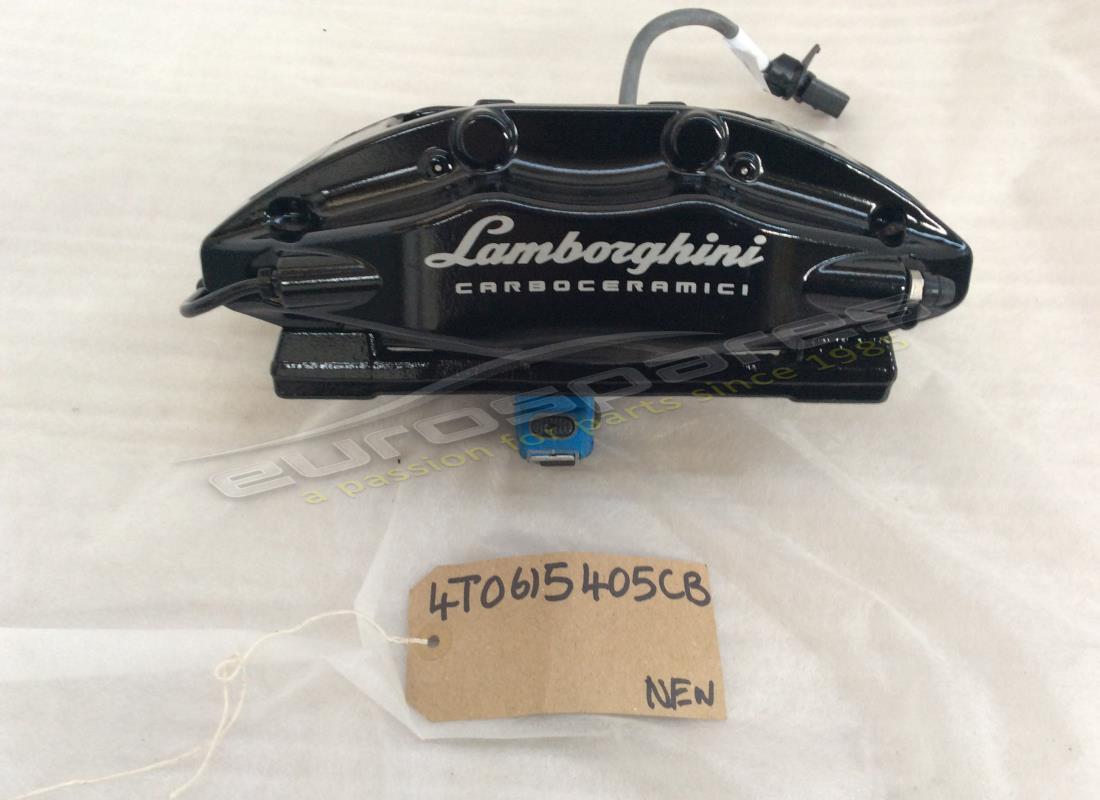 NEW Lamborghini REAR CALIPER IN BLACK . PART NUMBER 4T0615405CB (1)