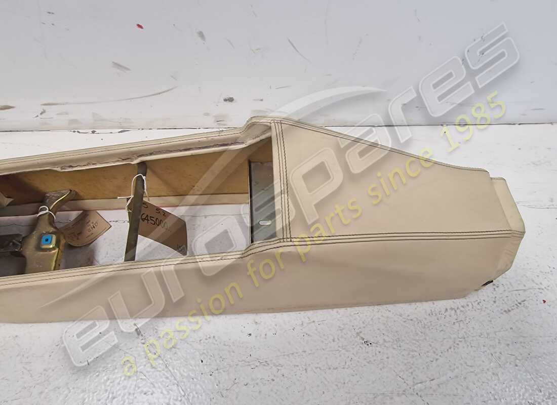 USED FERRARI UPHOLSTERED TUNNEL COVER CONSOLE. PART NUMBER 645000.. (7) used ferrari upholstered tunnel cover console. part number 645000.. (7)