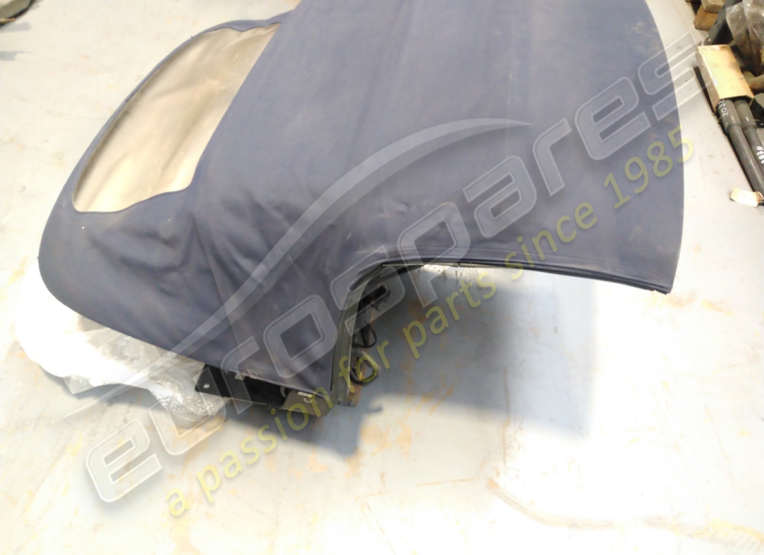 USED MASERATI CONV. TOP MATERIAL BLUE. PART NUMBER 67241004 (4) used maserati conv. top material blue. part number 67241004 (4)
