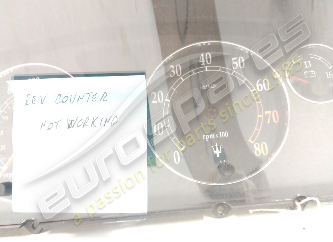 USED MASERATI RHD MG INSTRUMENT PANEL, MILES. PART NUMBER 383610125 (3) used maserati rhd mg instrument panel, miles. part number 383610125 (3)