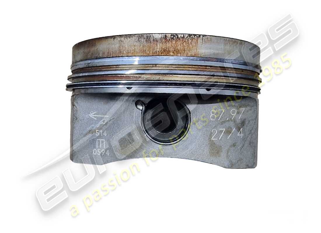 USED FERRARI PISTON WITH PISTON RING. PART NUMBER 156166 (3) used ferrari piston with piston ring. part number 156166 (3)