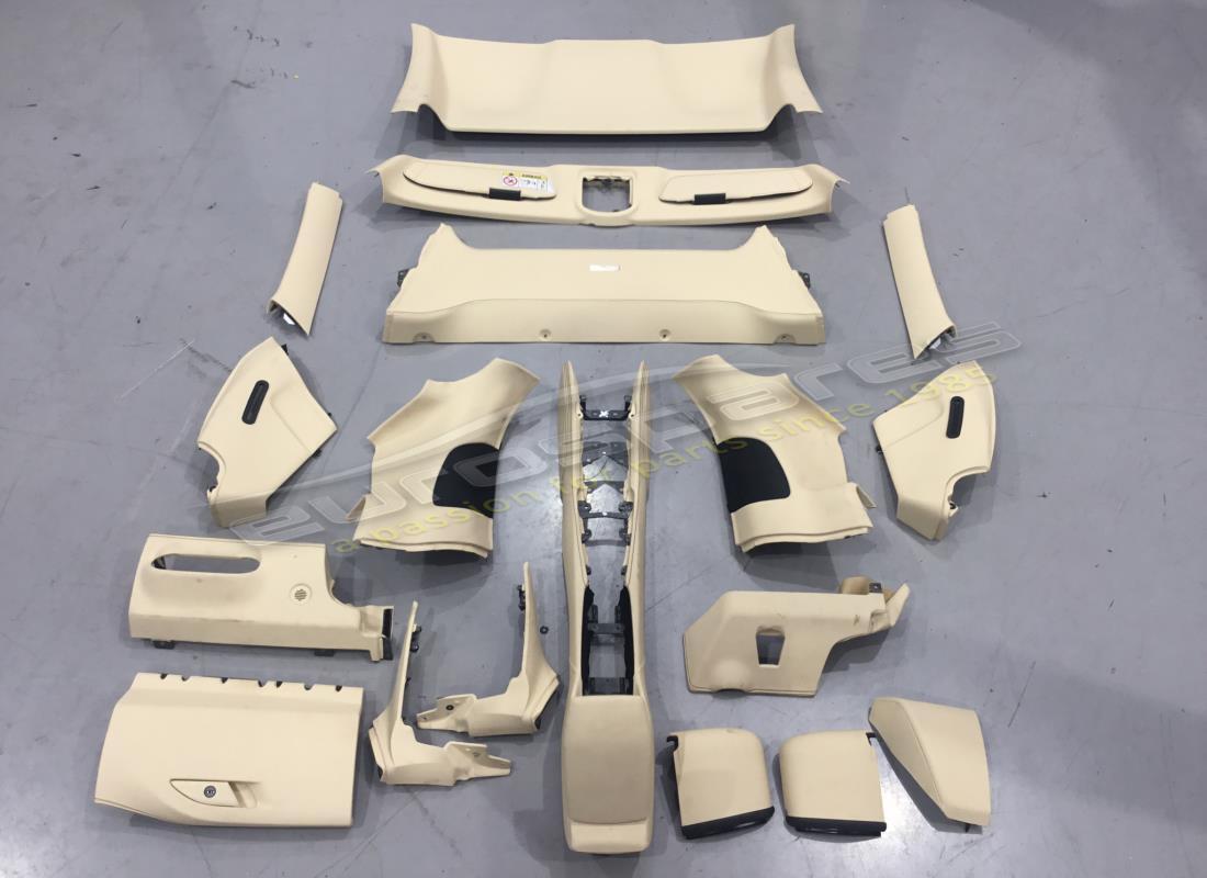 NEW FERRARI RHD CREAM CENTRE CONSOLE PANELS KIT. PART NUMBER 874527000 (1) new ferrari rhd cream centre console panels kit. part number 874527000 (1)