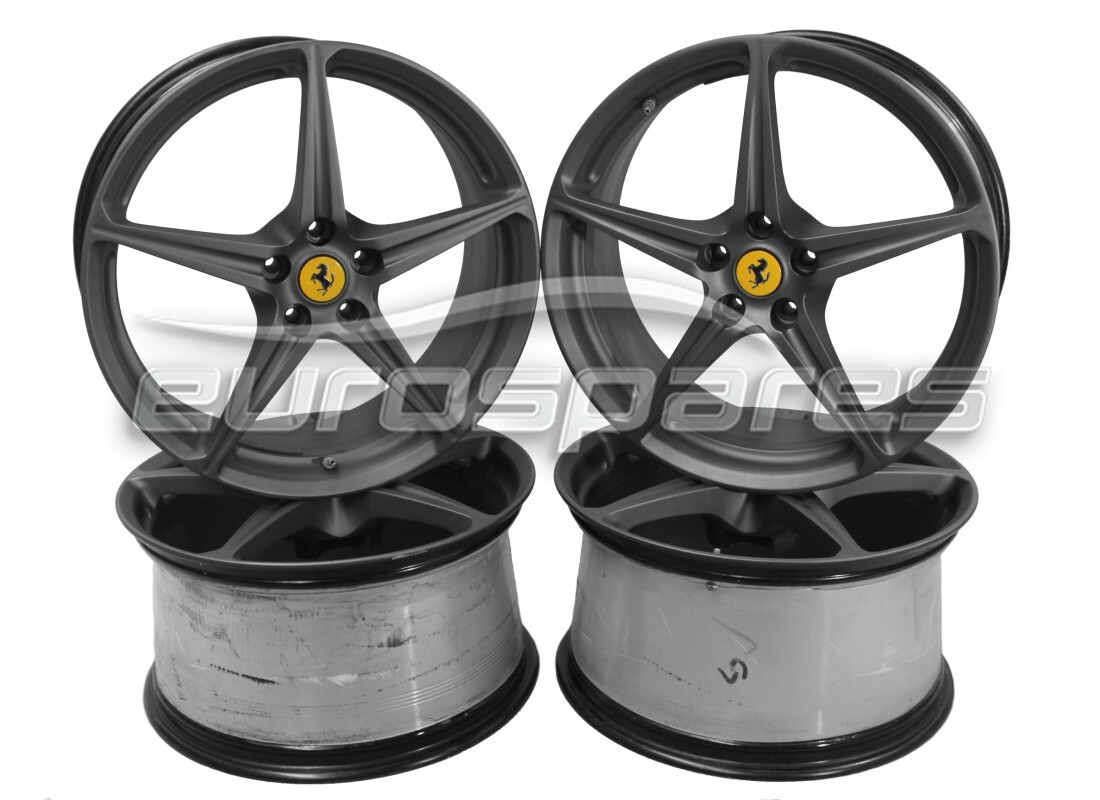 RECONDITIONED Ferrari WHEELS SET . PART NUMBER FWHE075 (1)