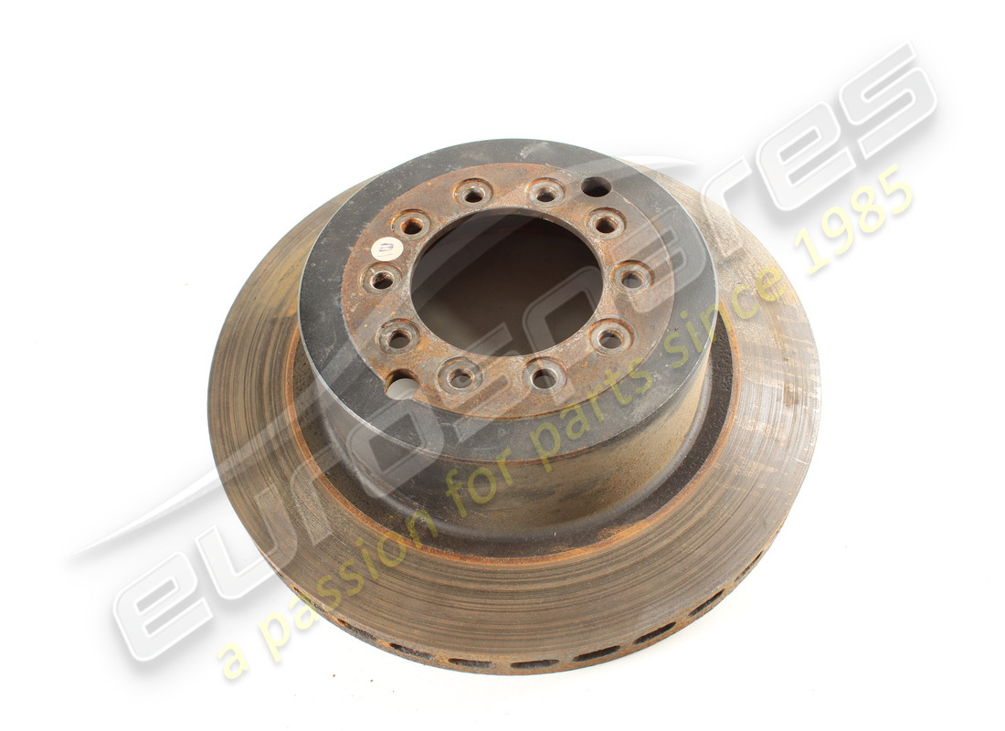 USED FERRARI REAR BRAKE DISC (CENTRE LOCK TYPE). PART NUMBER 125735 (2) used ferrari rear brake disc (centre lock type). part number 125735 (2)