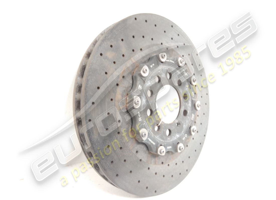 USED LAMBORGHINI CERAMIC BRAKE DISC (VENTED). PART NUMBER 470615602F (2) used lamborghini ceramic brake disc (vented). part number 470615602f (2)