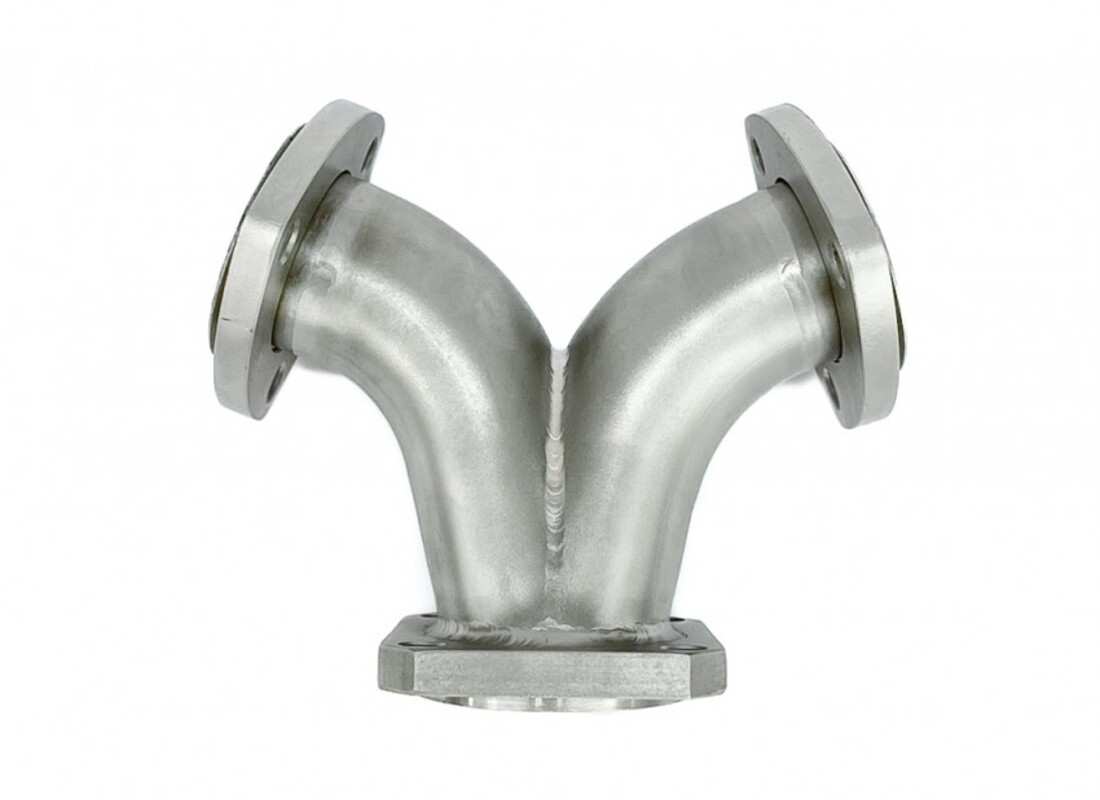 NEW TUBI F40 INCONEL 2 IN 1 HEADERS TO WASTEGATE. PART NUMBER 01019112660 (1) new tubi f40 inconel 2 in 1 headers to wastegate. part number 01019112660 (1)