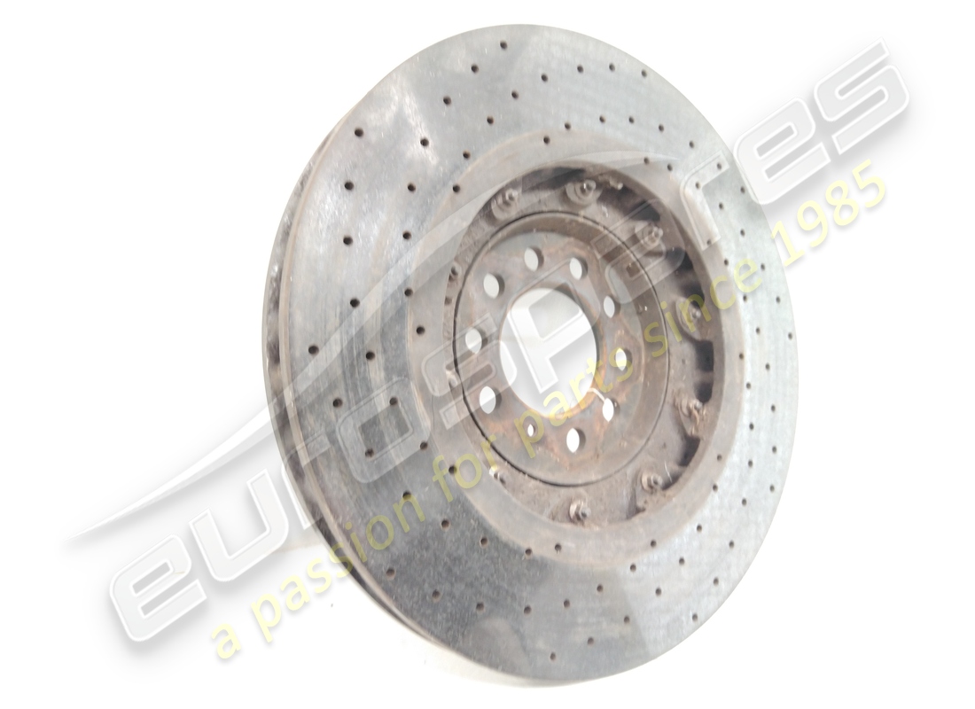USED LAMBORGHINI CERAMIC BRAKE DISC (VENTED). PART NUMBER 470615602F (4) used lamborghini ceramic brake disc (vented). part number 470615602f (4)