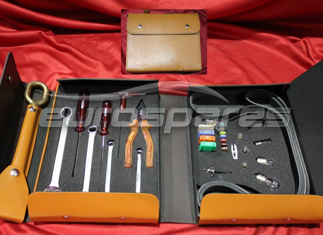 NEW FERRARI COMPLETE TOOL KIT BAG. PART NUMBER 202875 (1) new ferrari complete tool kit bag. part number 202875 (1)