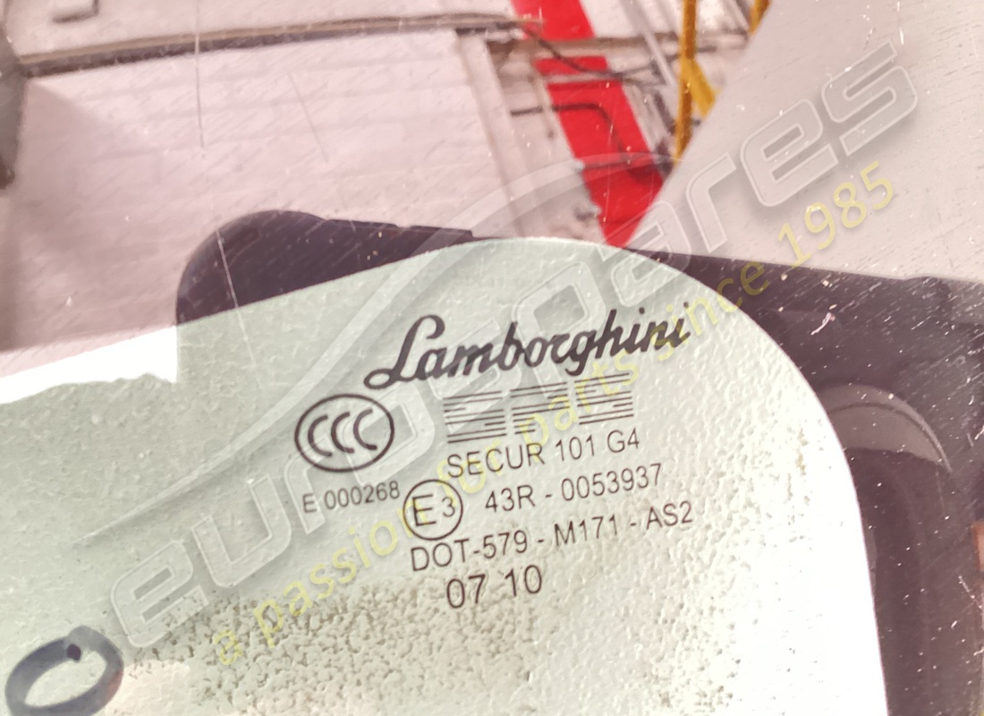 used lamborghini side window, rear. part number 418845300 (2)