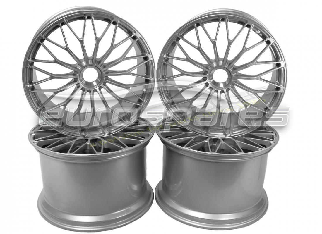 NEW LAMBORGHINI SV CENTRE LOCK WHEELS SET (SHINY SILVER). PART NUMBER 470601009 (1) new lamborghini sv centre lock wheels set (shiny silver). part number 470601009 (1)