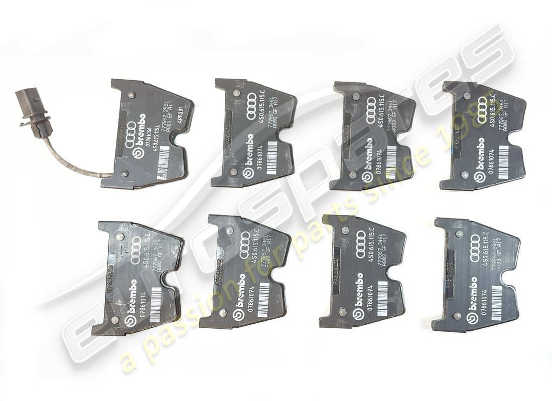 NEW LAMBORGHINI SET BRAKE. PART NUMBER 4S0698151B (2) new lamborghini set brake. part number 4s0698151b (2)