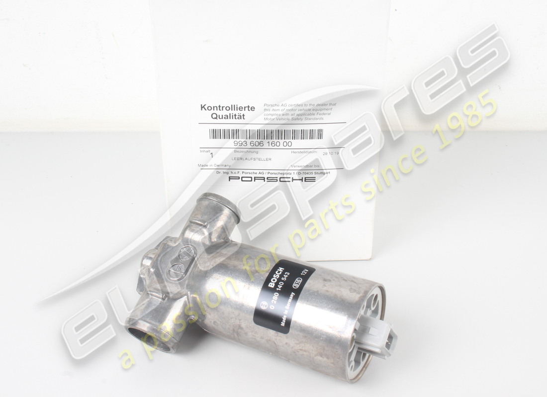 NEW PORSCHE IDLE-SPEED ADJUSTER. PART NUMBER 99360616000 (4) new porsche idle-speed adjuster. part number 99360616000 (4)