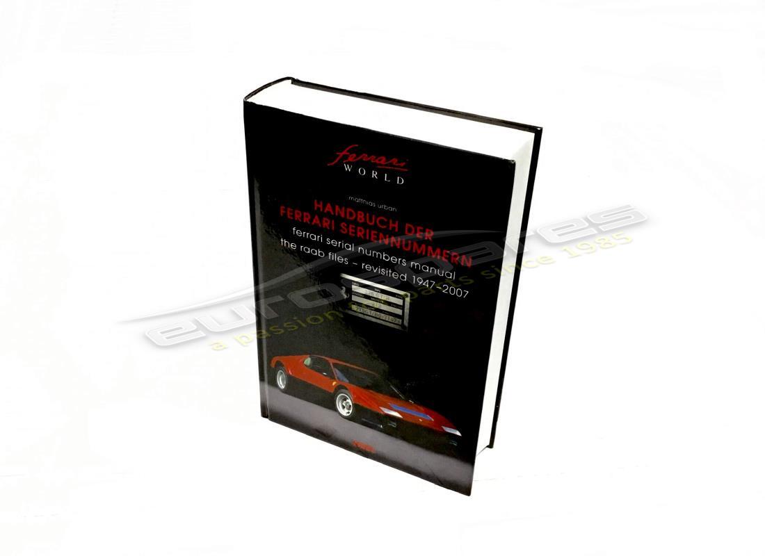 NEW FERRARI CHASSIS NUMBER LIST BOOK. PART NUMBER MC602255 (1) new ferrari chassis number list book. part number mc602255 (1)