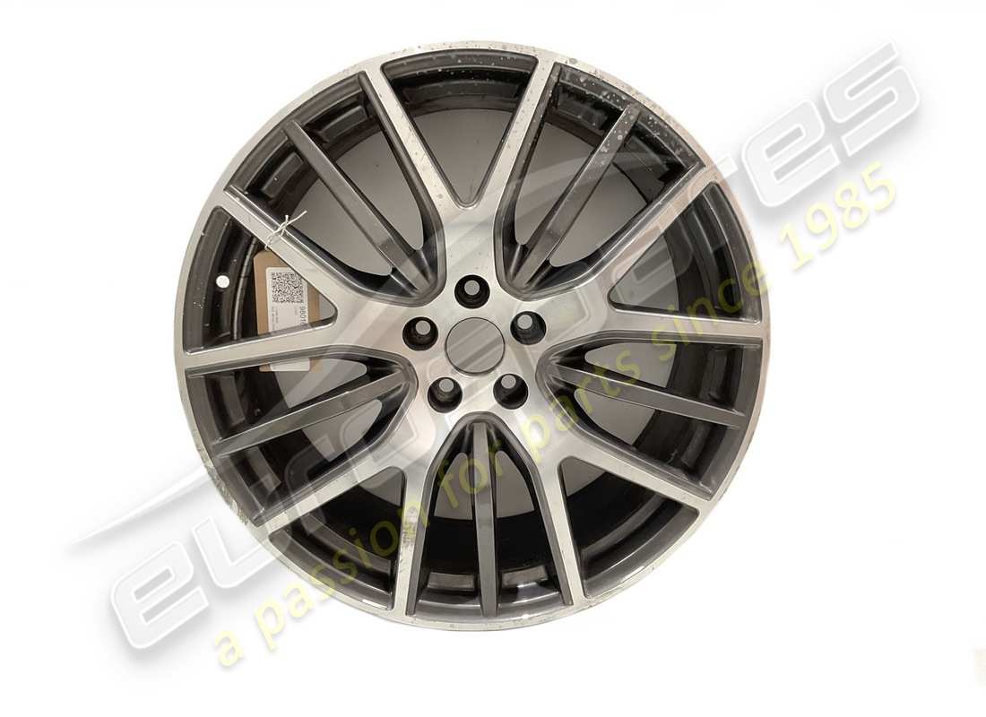 USED Maserati FRONT 21 INCH ANTEO GREY ALLOY WHEEL . PART NUMBER 980161418 (1)