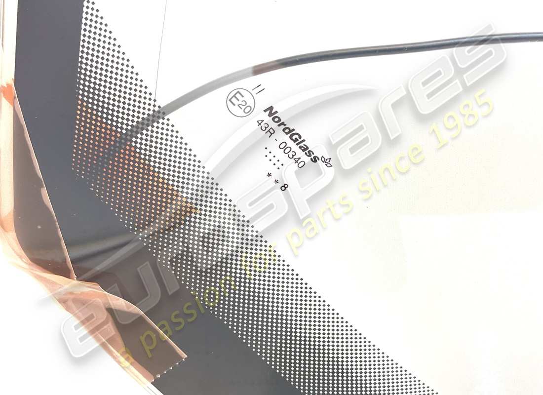 new (other) eurospares windscreen testarossa right 512tr & side antenna. part number 61510900 (2)