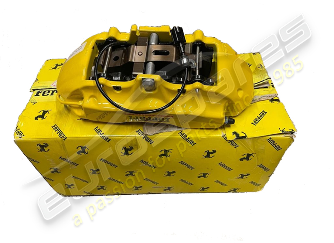 new ferrari rh front caliper unit with pads. part number 234490 (1)
