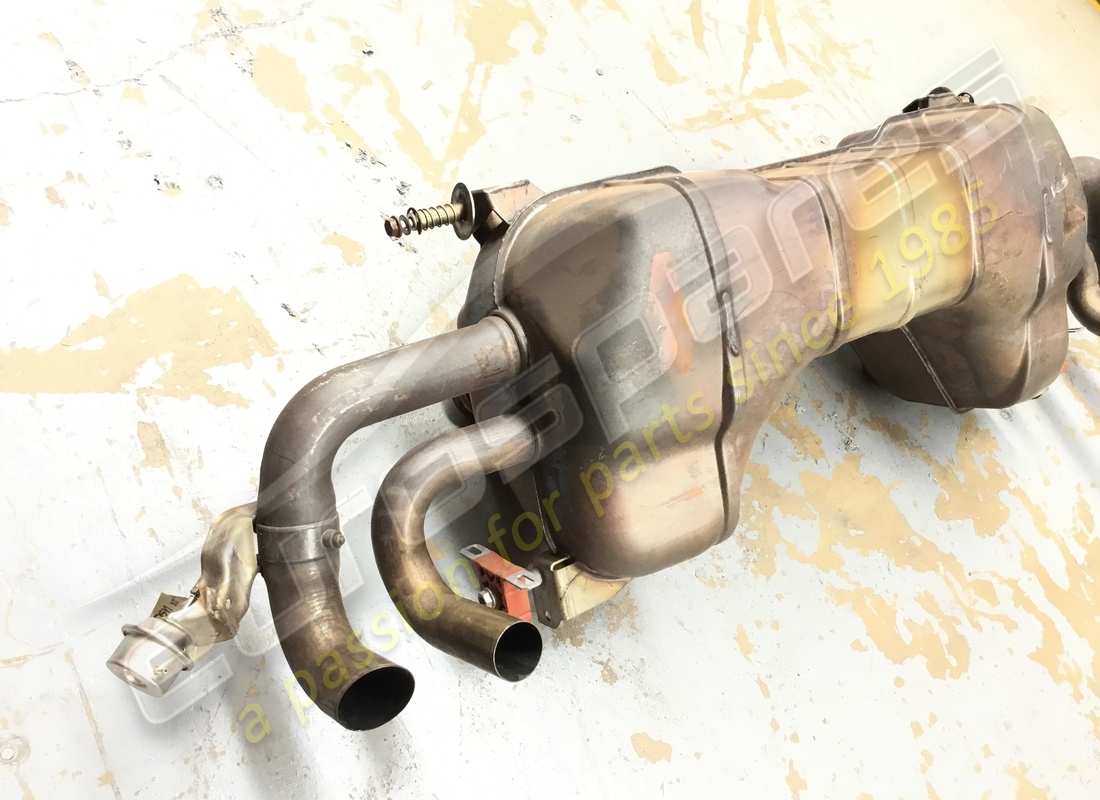 USED LAMBORGHINI MUFFLER. PART NUMBER 400251051 (2) used lamborghini muffler. part number 400251051 (2)