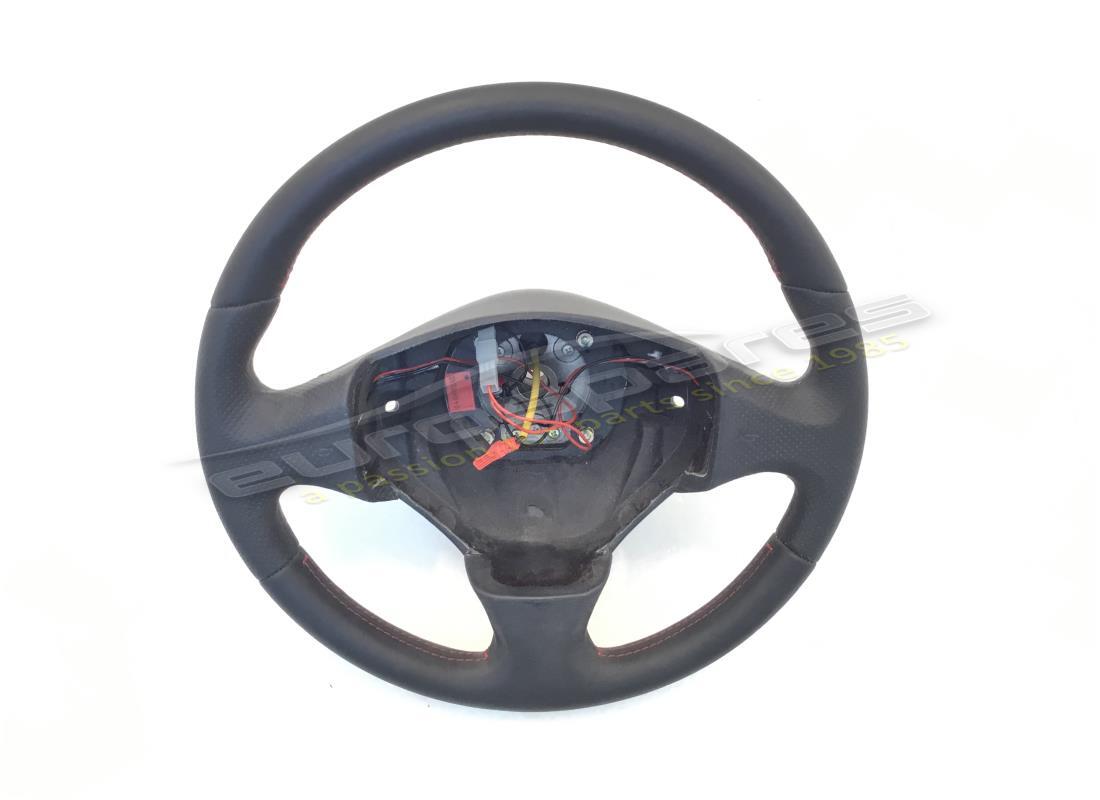 NEW FERRARI STEERING WHEEL IN BLACK WITH RED STICHES. PART NUMBER 157313A (1) new ferrari steering wheel in black with red stiches. part number 157313a (1)