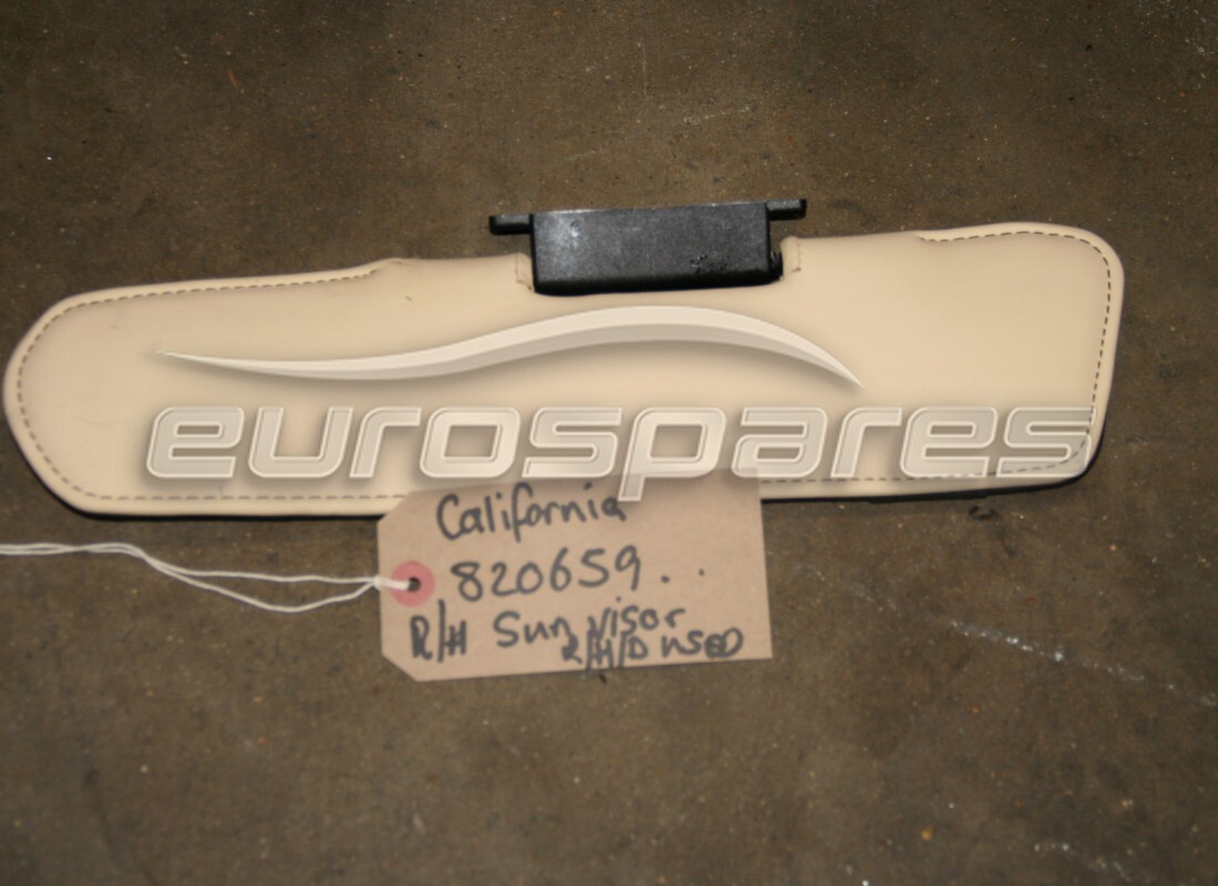 USED FERRARI RH SUN VISOR. PART NUMBER 820659.. (1) used ferrari rh sun visor. part number 820659.. (1)