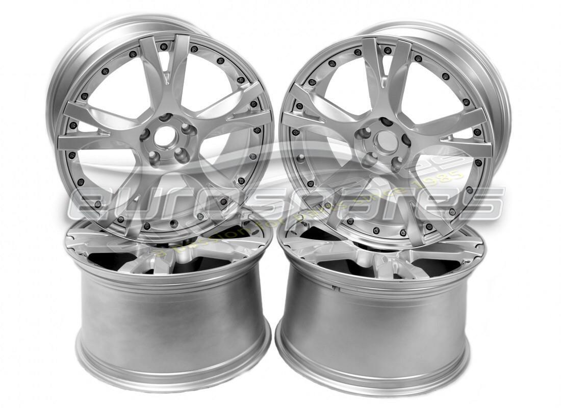 NEW LAMBORGHINI KIT CALLISTO SILVER RIMS. PART NUMBER 0R1400088 (1) new lamborghini kit callisto silver rims. part number 0r1400088 (1)