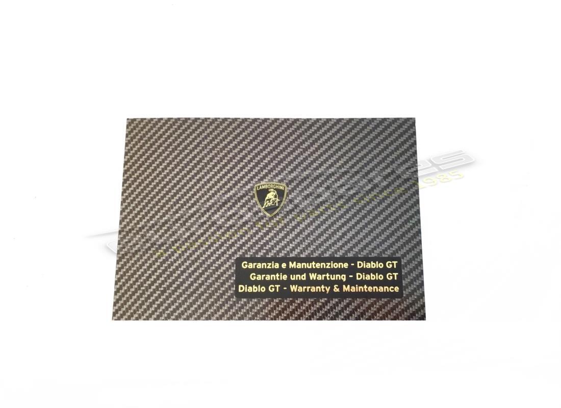 NEW LAMBORGHINI WARRANTY CARD DIABLO GT. PART NUMBER 901325765 (1) new lamborghini warranty card diablo gt. part number 901325765 (1)