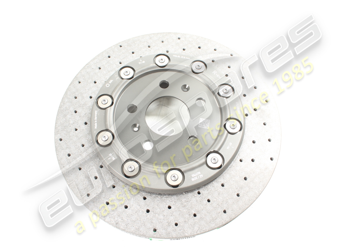 new lamborghini carbon ceramic brake disc (ccp). part number 420615602f (1)