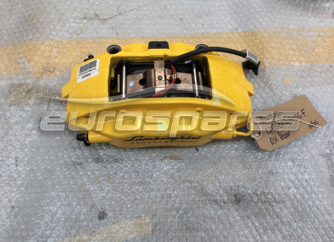 NEW LAMBORGHINI SLIDING-CALIPER CCB YELLOW. PART NUMBER 4T0615406F (1) new lamborghini sliding-caliper ccb yellow. part number 4t0615406f (1)