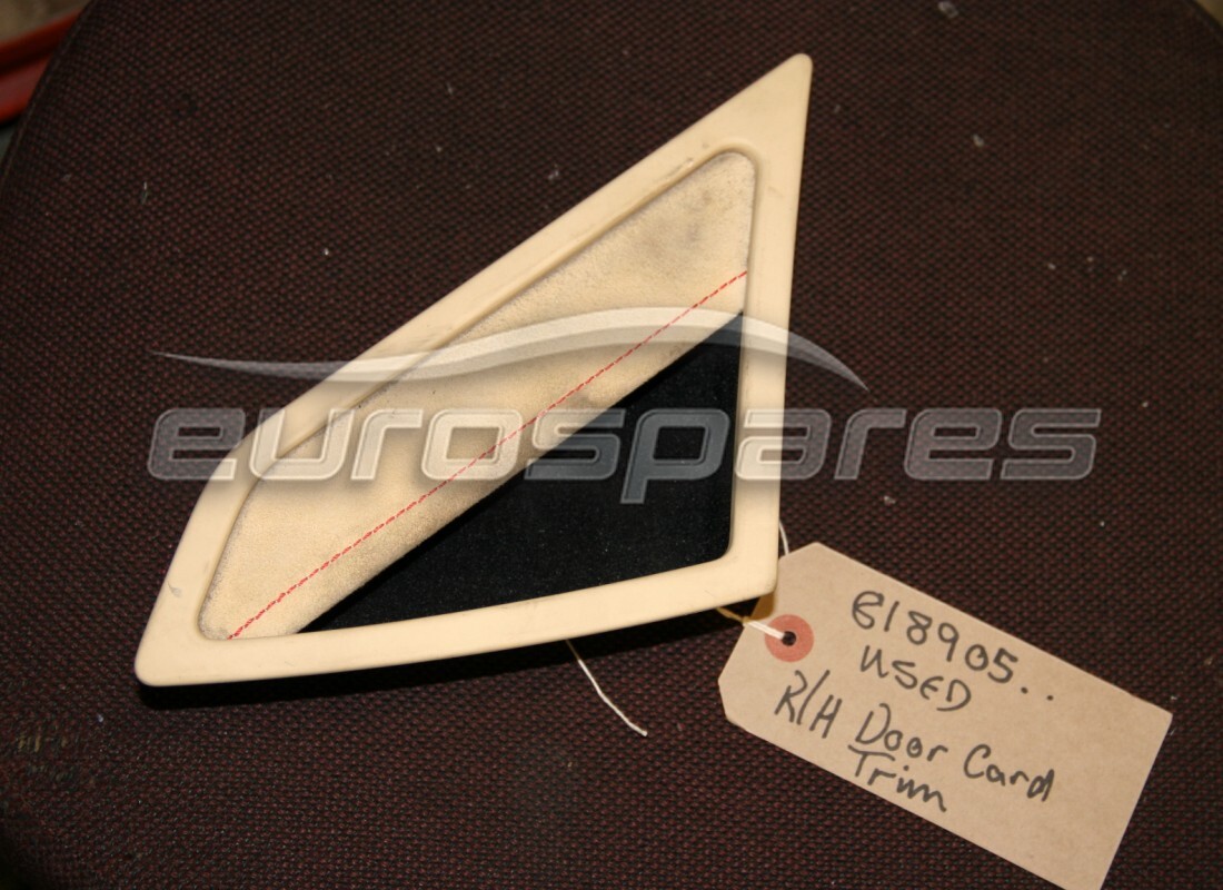 USED Ferrari COMPLETE RH DOOR ODDMENTS STORAGE POCKET . PART NUMBER 818905.. (1)