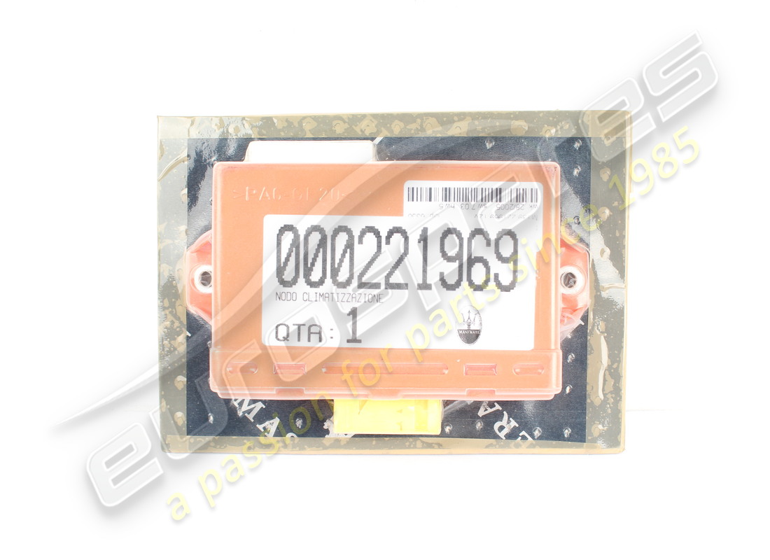 NEW MASERATI AIR CONDITIONING AND HEATING SYSTEM ECU. PART NUMBER 221969 (1) new maserati air conditioning and heating system ecu. part number 221969 (1)