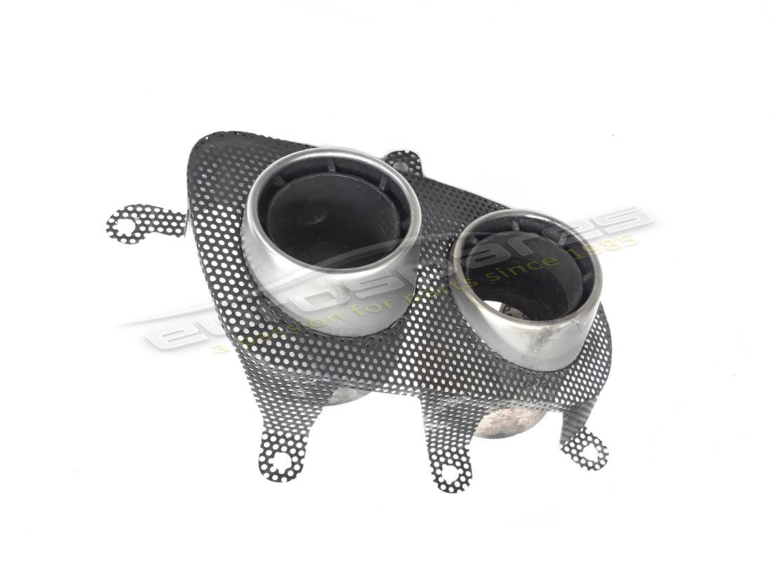 USED FERRARI GRILLE WITH RH TAILPIPES. PART NUMBER 84359400 (1) used ferrari grille with rh tailpipes. part number 84359400 (1)