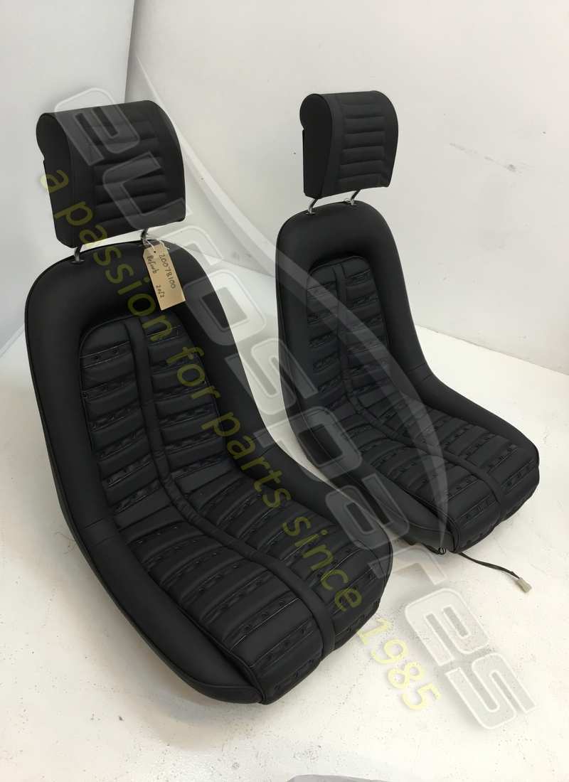 RECONDITIONED FERRARI 246 GT/GTS RHD SEATS IN BLACK. PART NUMBER 20078100 (5) reconditioned ferrari 246 gt/gts rhd seats in black. part number 20078100 (5)